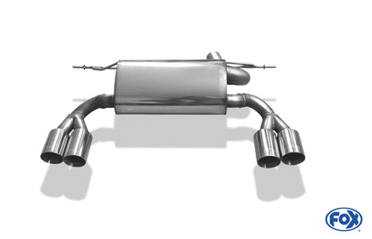 BMW F30/31 - 316d/318d/320d M-Paket Endschalldämpfer quer Ausgang rechts/links - 2x80 Typ 16 rechts/links