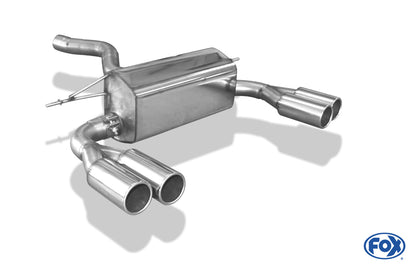 BMW F32/F33/F36 - 435i - M-Paket Endschalldämpfer quer Ausgang rechts/links - 2x80 Typ 12 rechts/links