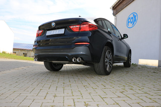 BMW X4 F26 Endschalldämpfer quer Ausgang rechts/links - 2x90 Typ 17 rechts/links