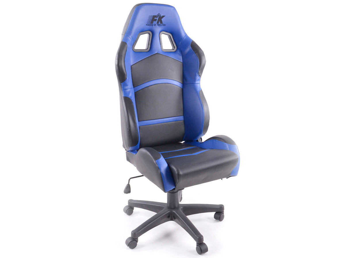 FK Sportsitz Bürodrehstuhl Cyberstar schwarz/blau Chefsessel Drehstuhl Bürostuhl