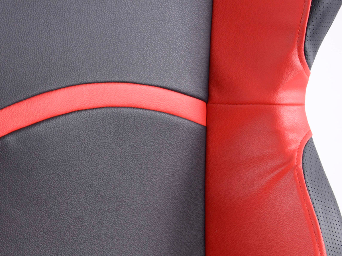 FK Sportsitz Bürodrehstuhl Cyberstar schwarz/rot Chefsessel Drehstuhl Bürostuhl