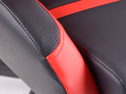 FK Sportsitz Bürodrehstuhl Cyberstar schwarz/rot Chefsessel Drehstuhl Bürostuhl