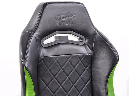 FK Gamingstuhl eGame Seats eSports Spielsitz London schwarz/grün