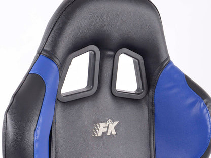FK Sportsitz Bürodrehstuhl Phoenix schwarz/blau Chefsessel Drehstuhl Bürostuhl