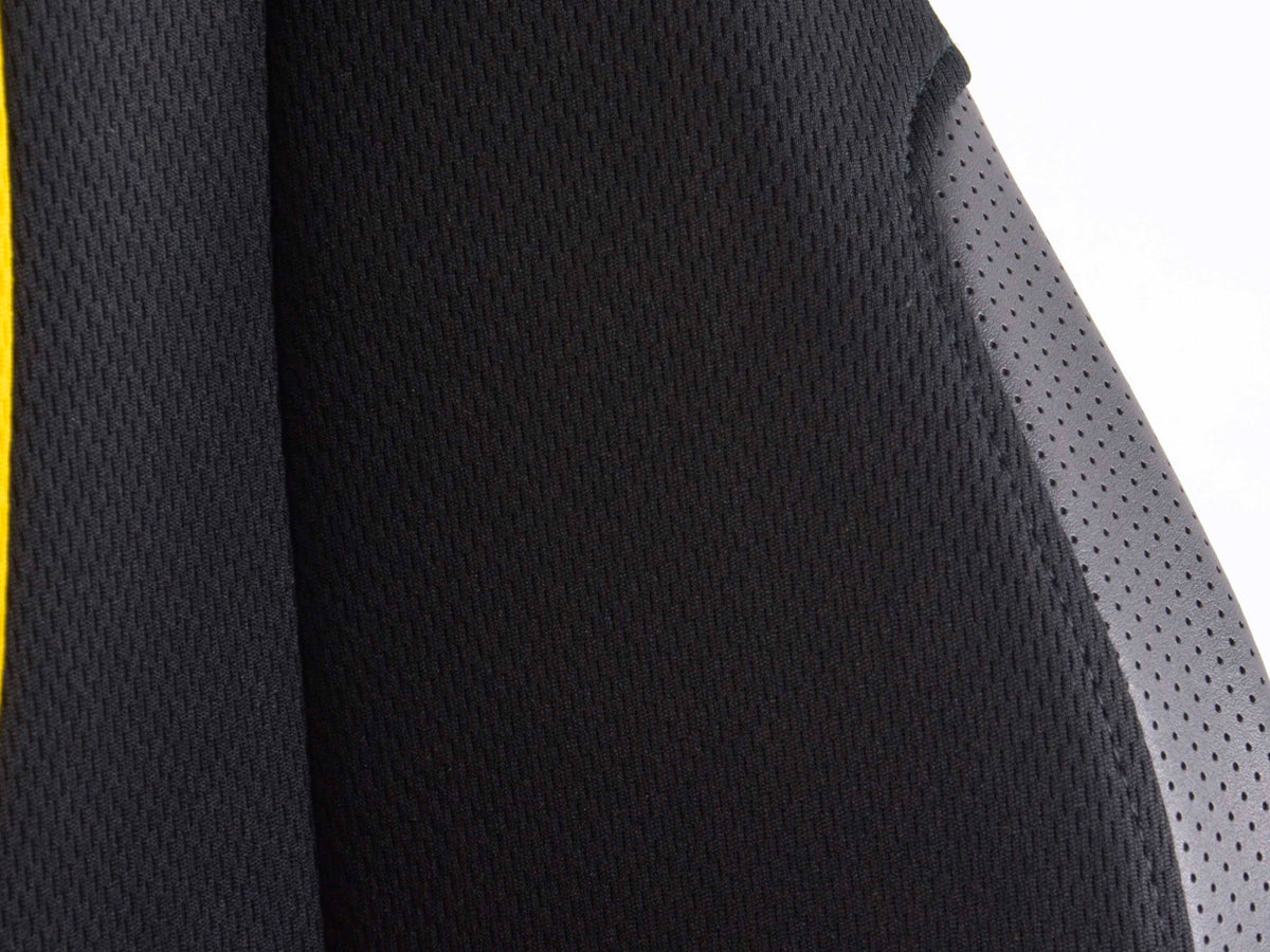 FK Sportsitz Bürodrehstuhl Racecar schwarz/gelb Chefsessel Drehstuhl Bürostuhl