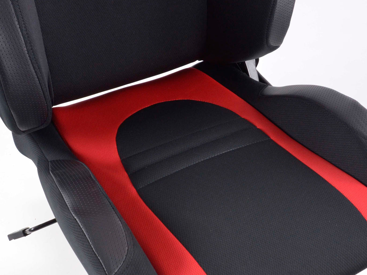 FK Sportsitz Bürodrehstuhl Racecar schwarz/rot Chefsessel Drehstuhl Bürostuhl