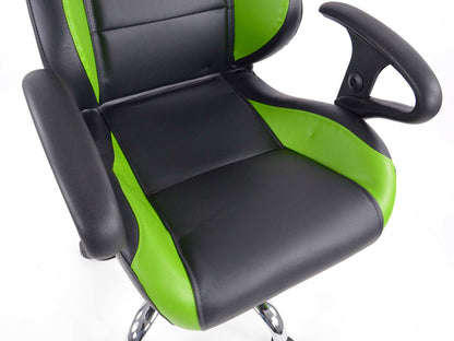 FK Sportsitz Bürodrehstuhl Phoenix schwarz/grün Chefsessel Drehstuhl Bürostuhl
