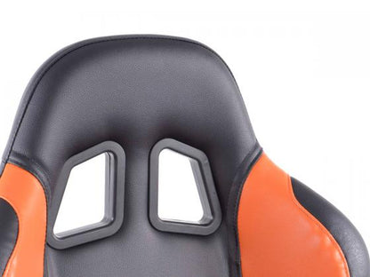 FK Sportsitz Bürodrehstuhl Phoenix schwarz/orange Chefsessel Drehstuhl Bürostuhl