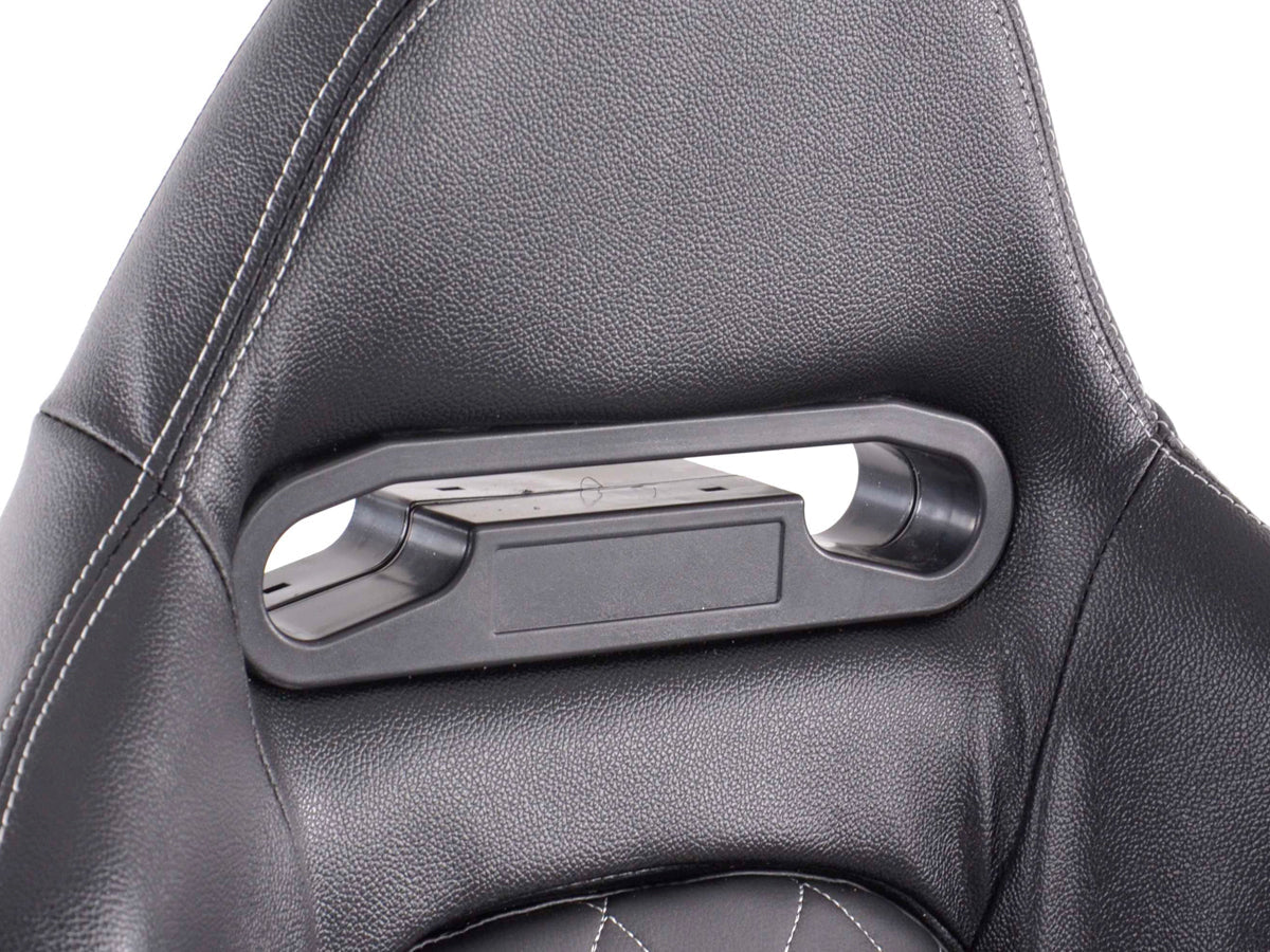 FK Sportsitz Bürodrehstuhl Detroit schwarz/weiß Chefsessel Drehstuhl Bürostuhl