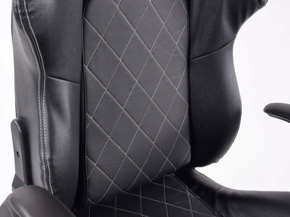 FK Sportsitz Bürodrehstuhl Detroit schwarz/weiß Chefsessel Drehstuhl Bürostuhl