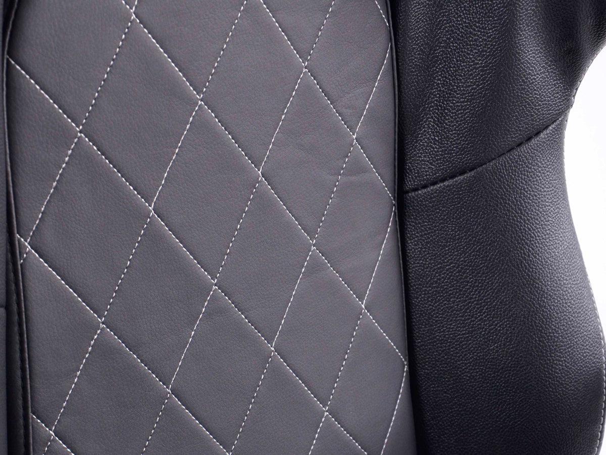 FK Sportsitz Bürodrehstuhl Detroit schwarz/weiß Chefsessel Drehstuhl Bürostuhl