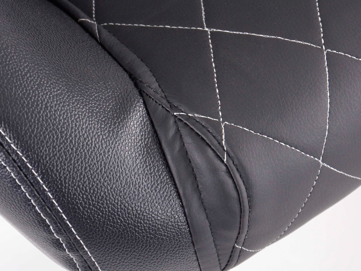 FK Sportsitz Bürodrehstuhl Detroit schwarz/weiß Chefsessel Drehstuhl Bürostuhl