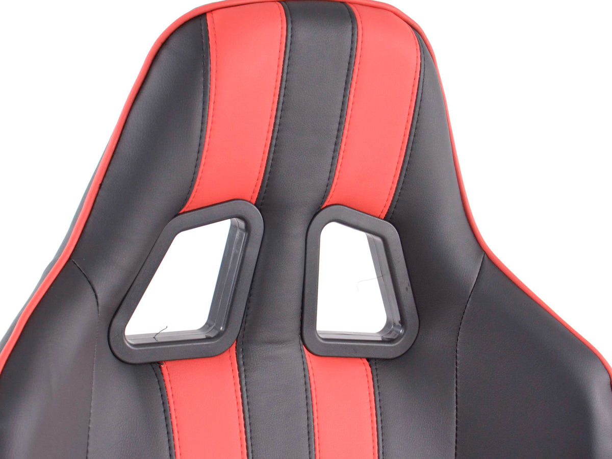 FK Sportsitz Bürodrehstuhl Toronto schwarz/rot Chefsessel Drehstuhl Bürostuhl