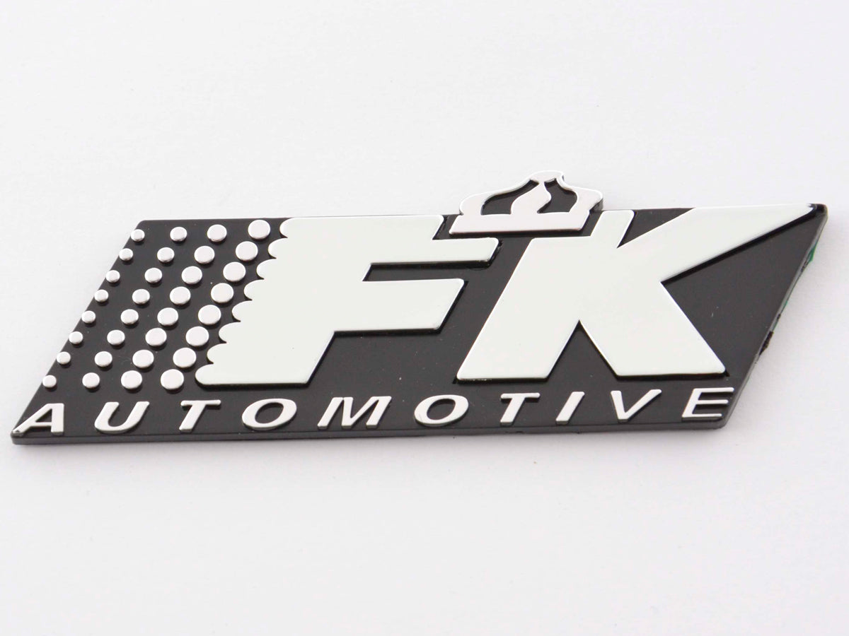 Aufkleber Chrom 3D Autoaufkleber 3D FK Automotive Logo chrom