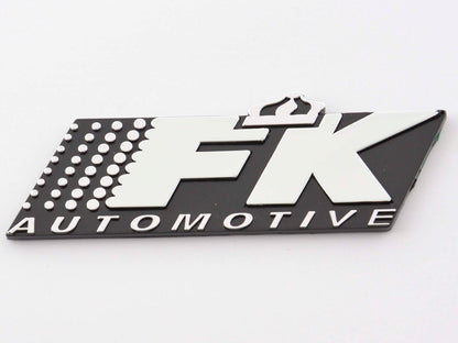 Aufkleber Chrom 3D Autoaufkleber 3D FK Automotive Logo chrom