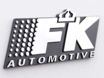 Aufkleber Chrom 3D Autoaufkleber 3D FK Automotive Logo chrom