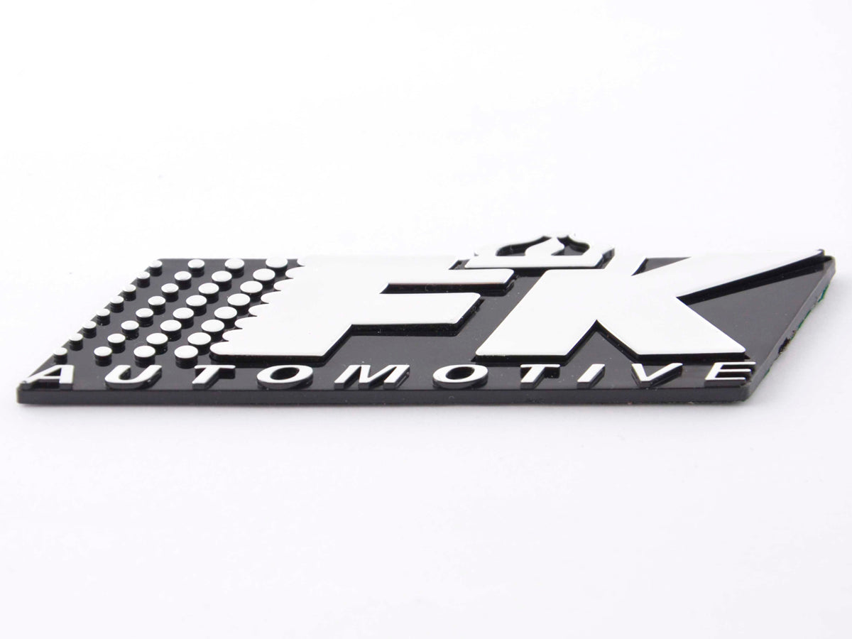 Aufkleber Chrom 3D Autoaufkleber 3D FK Automotive Logo chrom
