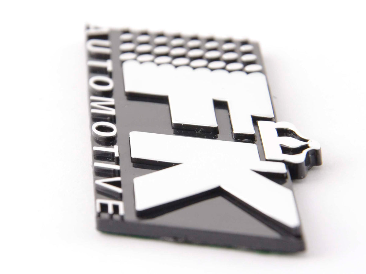 Aufkleber Chrom 3D Autoaufkleber 3D FK Automotive Logo chrom