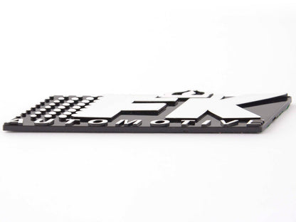 Aufkleber Chrom 3D Autoaufkleber 3D FK Automotive Logo chrom