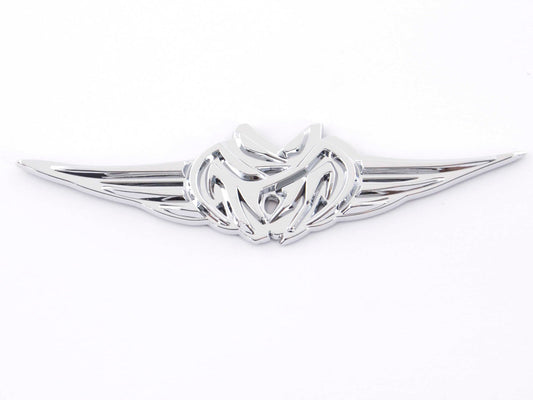 Aufkleber Chrom 3D Car Logo Motiv Tribal I 103x26 mm chrom