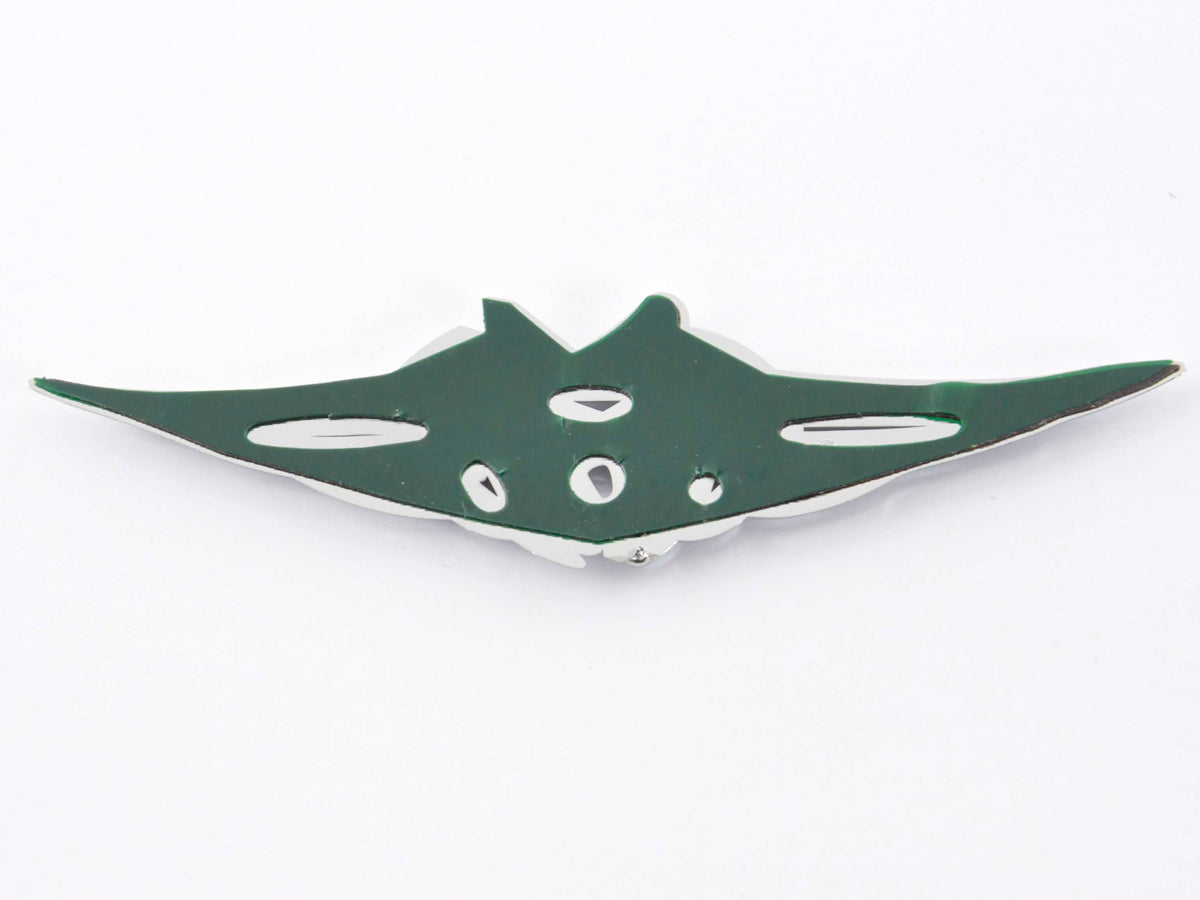 Aufkleber Chrom 3D Car Logo Motiv Tribal I 103x26 mm chrom