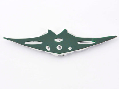 Aufkleber Chrom 3D Car Logo Motiv Tribal I 103x26 mm chrom