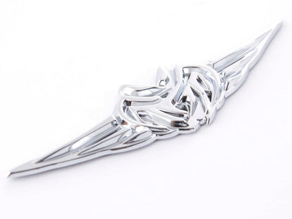 Aufkleber Chrom 3D Car Logo Motiv Tribal I 103x26 mm chrom