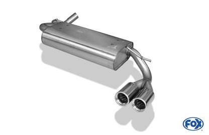 Chrysler Neon II Endschalldämpfer - 2x76 Typ 13