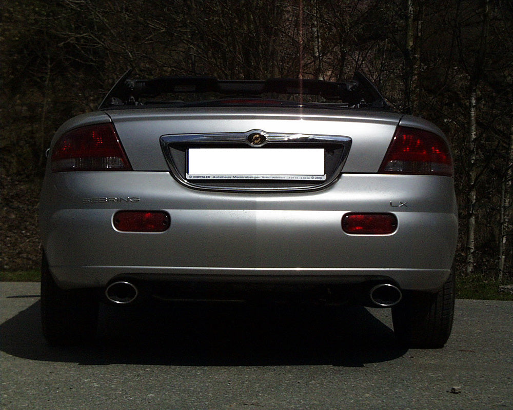 Chrysler Sebring Coupe&Cabrio Typ JR Endschalldämpfer rechts/links - 115x85 Typ 33 rechts/links