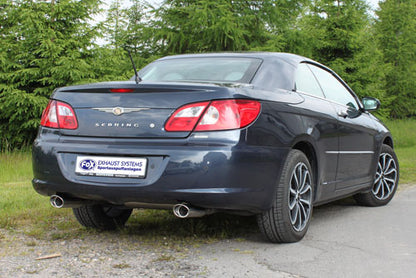 Chrysler Sebring Coupe & Cabrio Typ JS Endschalldämpfer rechts/links - 115x85 Typ 33 rechts/links