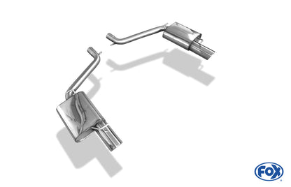 Chrysler 300C 3,5l Endschalldämpfer rechts/links - 1x100 Typ 17 rechts/links