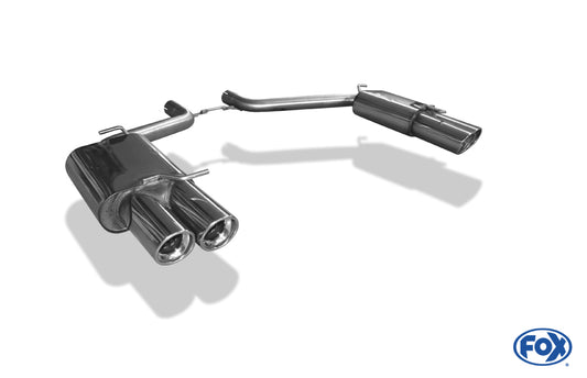 Chrysler 300C 3,0l CRD Endschalldämpfer rechts/links - 2x100 Typ 17 rechts/links