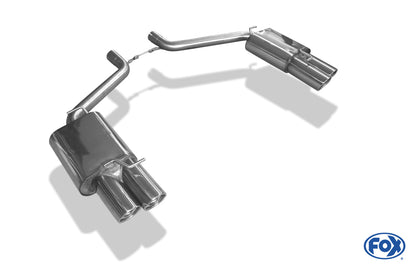 Chrysler 300C 3,0l CRD Endschalldämpfer rechts/links - 2x100 Typ 17 rechts/links