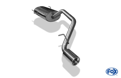 Daihatsu Terios J2 4x4 Endschalldämpfer einseitig - 1x90 Typ 13