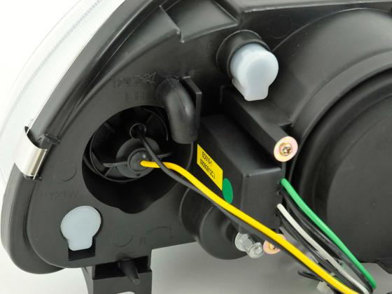 Scheinwerfer Set Daylight LED TFL-Optik Alfa Romeo 156 Typ 932 Bj. 98-02 chrom