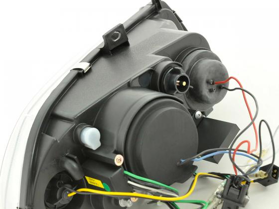 Scheinwerfer Set Daylight LED TFL-Optik Alfa Romeo 156 Typ 932 Bj. 98-02 chrom