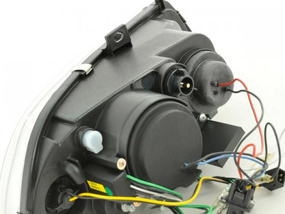 Scheinwerfer Set Daylight LED TFL-Optik Alfa Romeo 156 Typ 932 Bj. 98-02 chrom