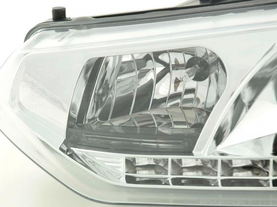Scheinwerfer Set Daylight LED TFL-Optik Alfa Romeo 156 Typ 932 Bj. 98-02 chrom