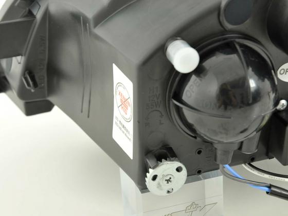 Scheinwerfer Set Daylight LED TFL-Optik Citroen Saxo Bj. 00-02 chrom
