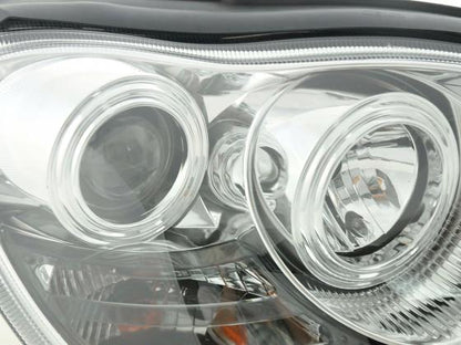 Scheinwerfer Set Daylight LED TFL-Optik Mercedes S-Klasse W220 Bj. 02-05 chrom
