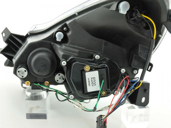 Scheinwerfer Set Daylight LED TFL-Optik Opel Corsa D Bj. 06- chrom