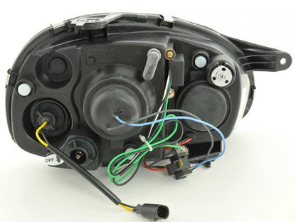 Scheinwerfer Set Daylight LED TFL-Optik Opel Corsa B Bj. 94-00 chrom