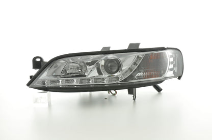 Scheinwerfer Set Daylight LED Tagfahrlicht Opel Vectra B Bj. 95-99 chrom