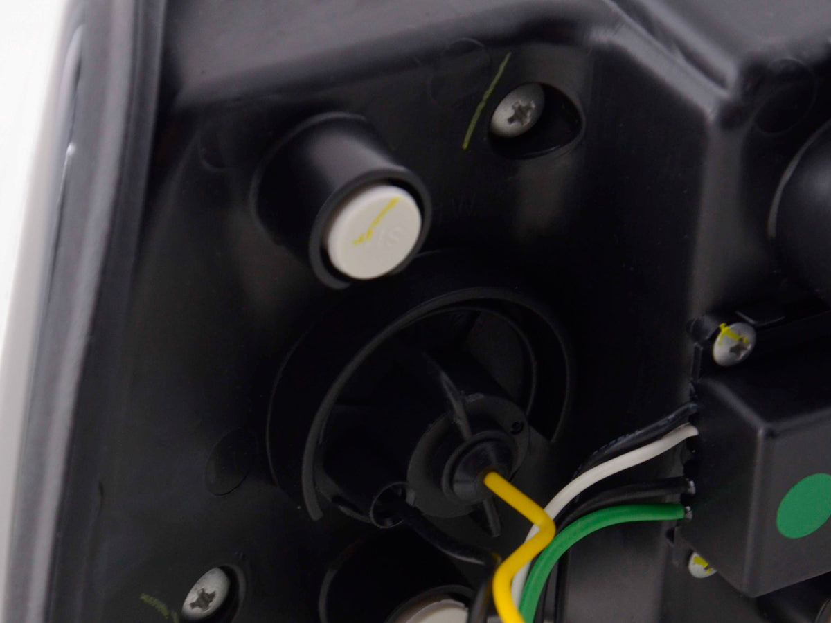 Scheinwerfer Set Daylight LED TFL-Optik Audi 80 Typ B4 Bj. 91-94 schwarz