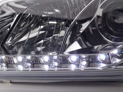 Scheinwerfer Set Daylight LED TFL-Optik Audi A3 Typ 8P Bj. 03-07 chrom