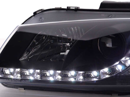 Scheinwerfer Set Daylight LED TFL-Optik Audi A3 8P/8PA Bj. 03-07 schwarz