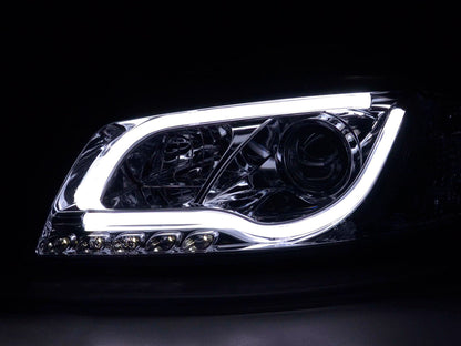 Scheinwerfer Set Daylight LED TFL-Optik Audi A3 Typ 8P/8PA Bj. 03-08 chrom