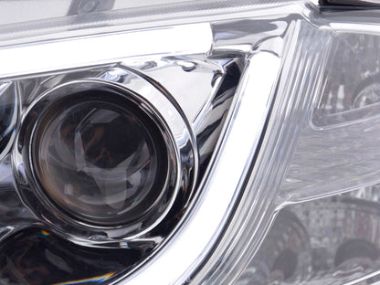Scheinwerfer Set Daylight LED TFL-Optik Audi A3 Typ 8P/8PA Bj. 03-08 chrom