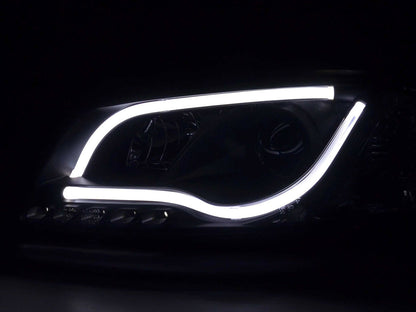 Scheinwerfer Set Daylight LED TFL-Optik Audi A3 Typ 8P/8PA Bj. 03-08 schwarz