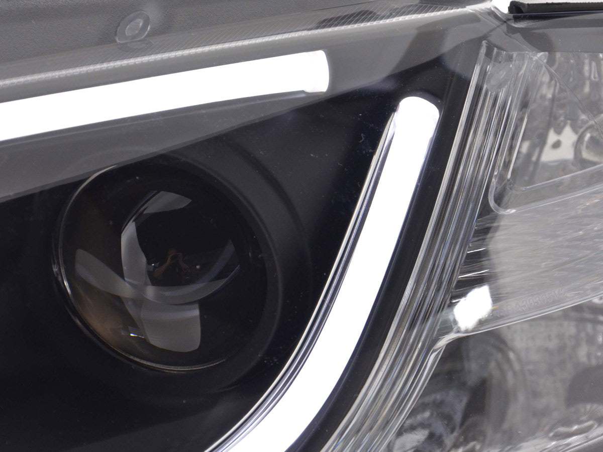 Scheinwerfer Set Daylight LED TFL-Optik Audi A3 Typ 8P/8PA Bj. 03-08 schwarz